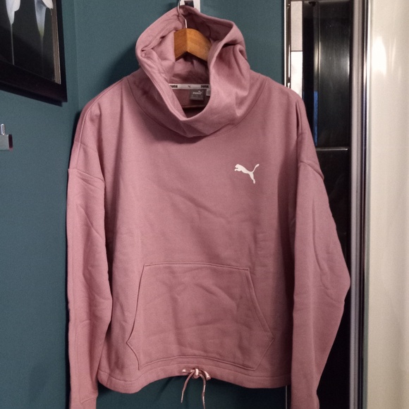 PUMA- Elite Cowl Neck Hoodie - Women's- SZ XL-Colour Pale Grape/Purple- NWT - Picture 1 of 4